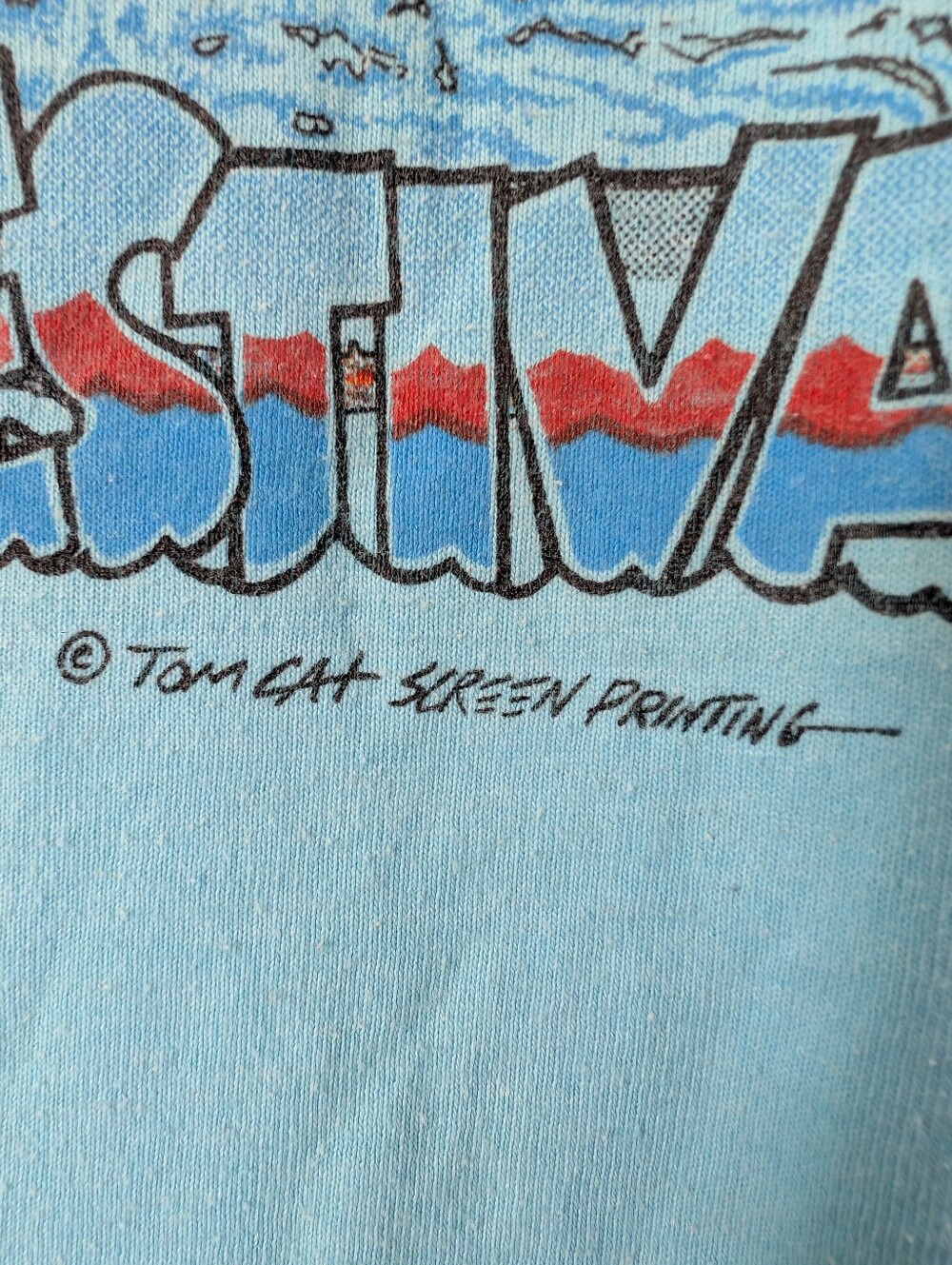 Rare 'Screen Stars' 1990 American Whitewater Affiliation (AWA) T-shirt - Picture 8 of 14